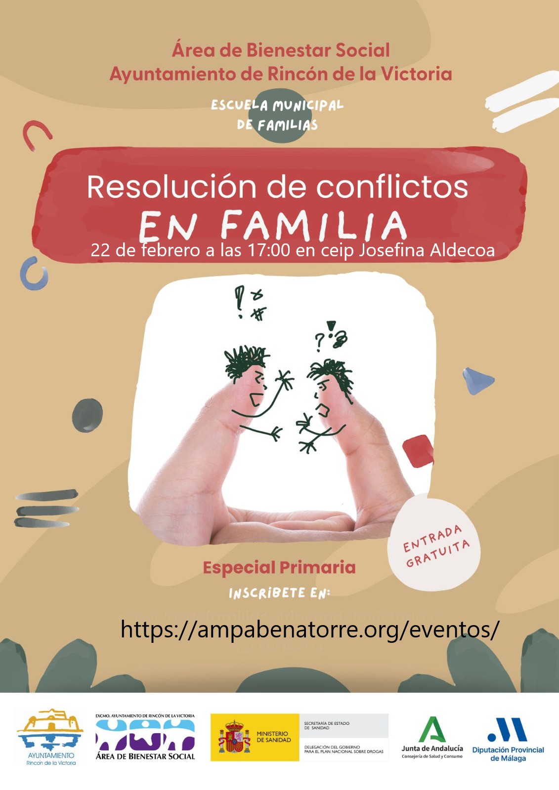 Taller "Resolución de conflictos en familia"