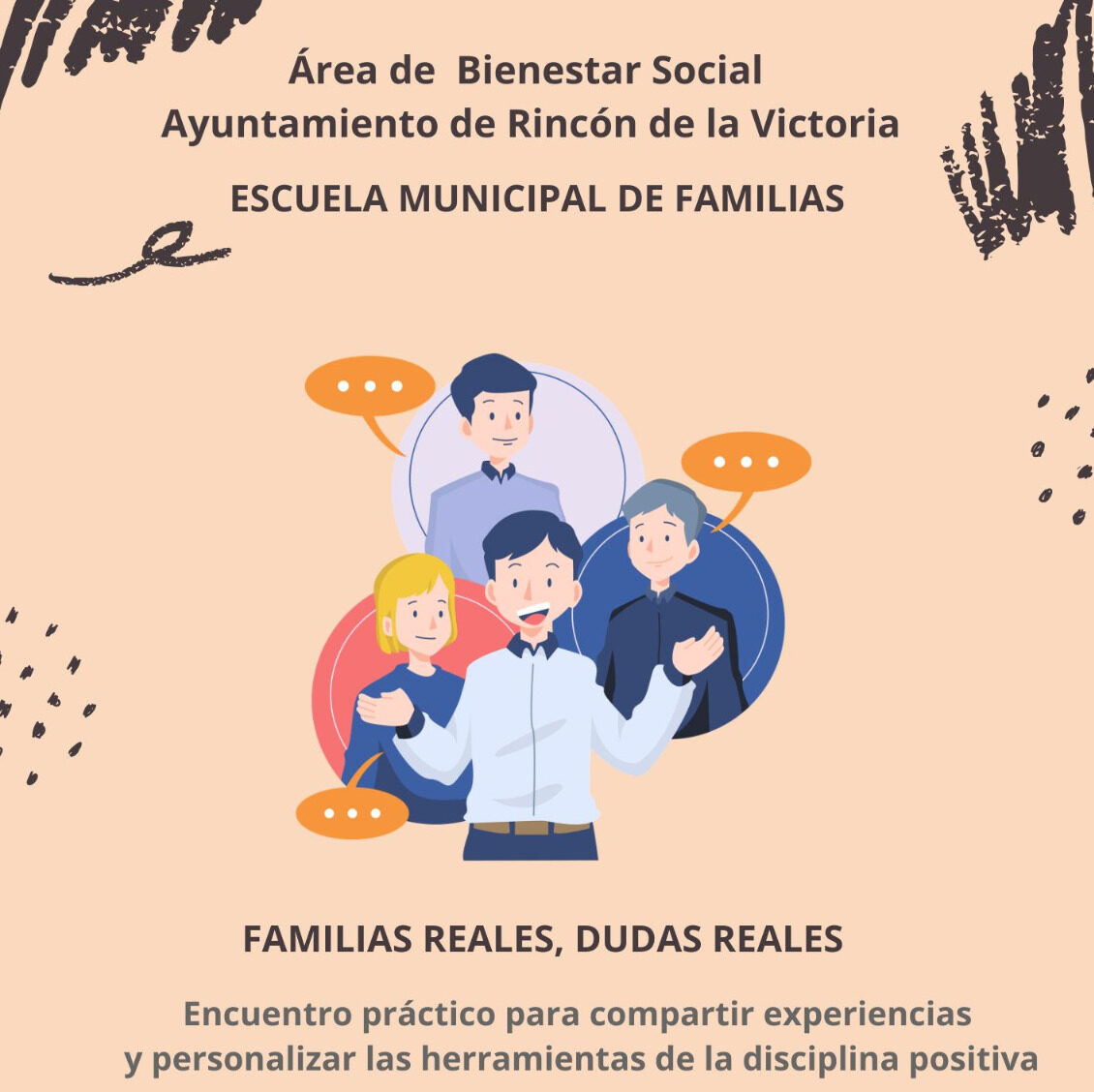 Taller "Familias reales, dudas reales"