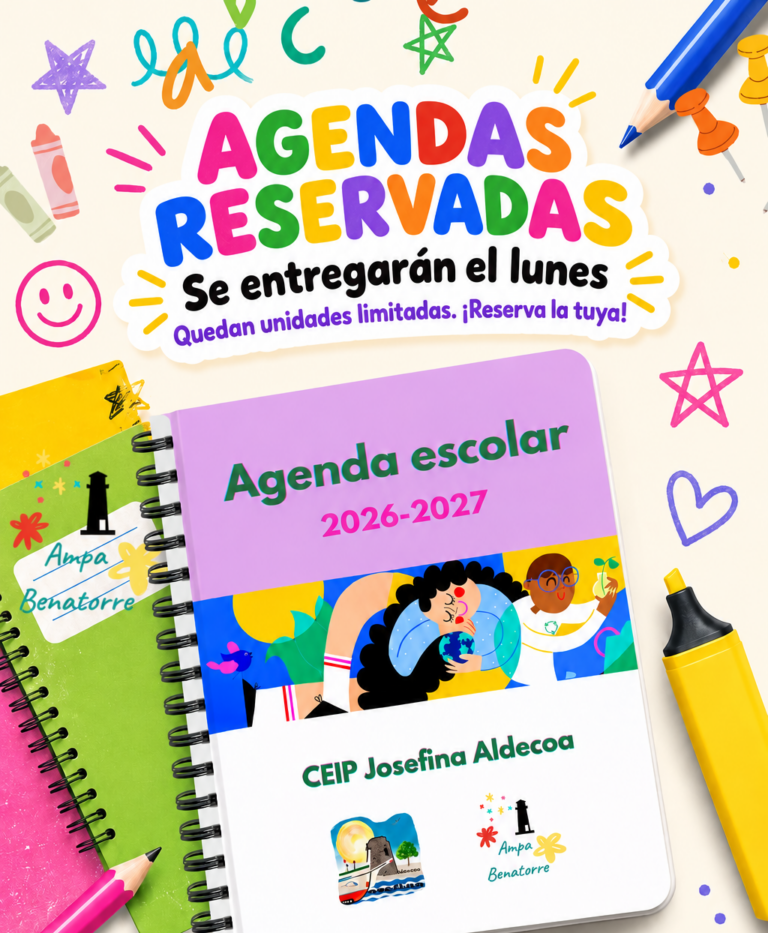 Reserva tu agenda! No te quedes sin ella