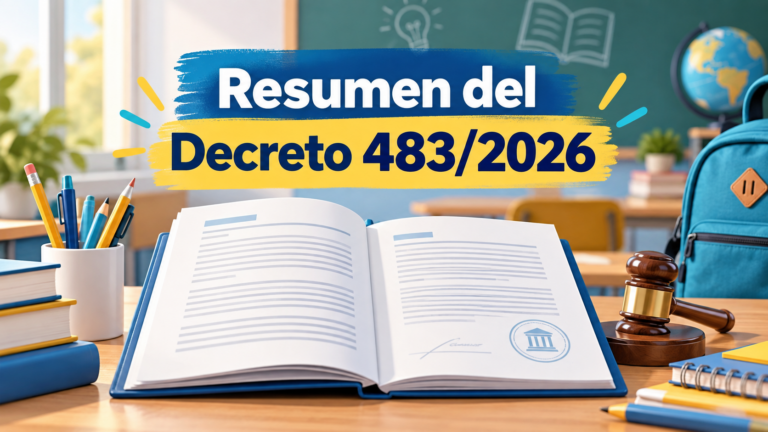 Resumen del Decreto 483/2026
